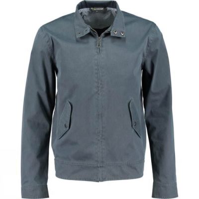 Chaquetas Ayacucho Harrington Waterproof Hombre Azules Oscuro - Chile ZGS681079